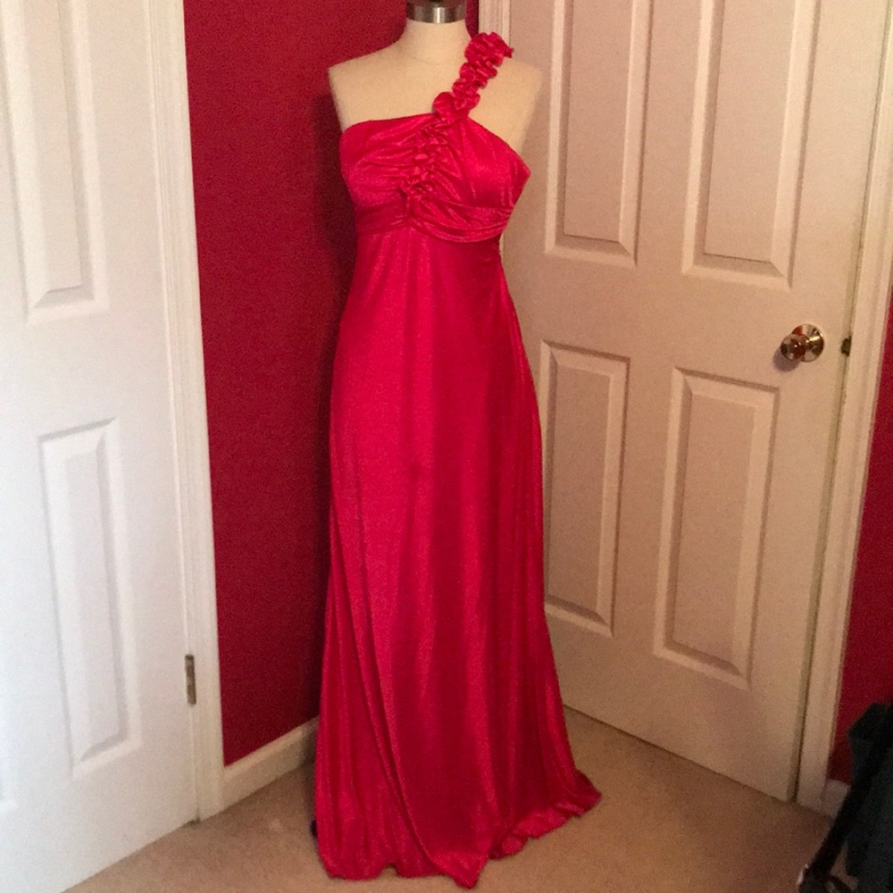 Pink Morgan & Co full length dress